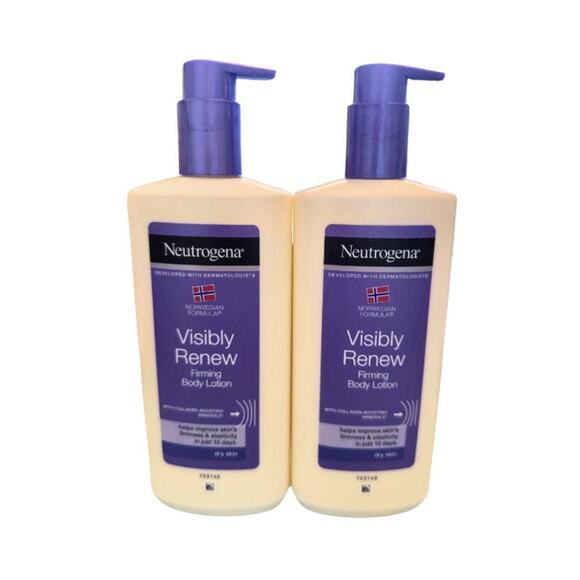 Neutrogena Visibly Renew Firming Body Lotion For Dry Skin With Pump 13.5oz - Picture 1 of 2